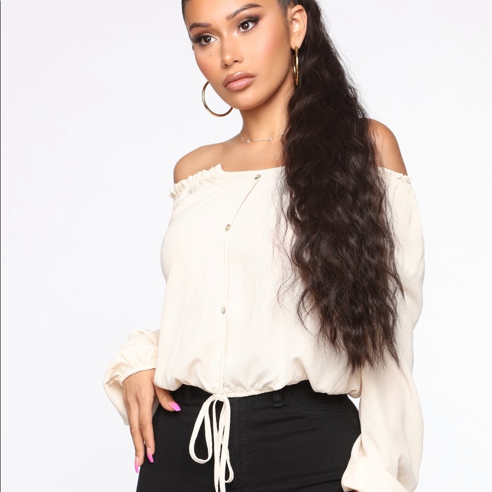 Fashion nova off the shoulder top